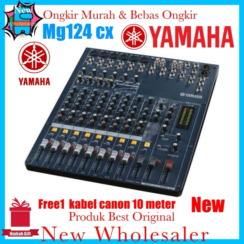 Mixer Audio mixing Yamaha Mg124Cx New Original import luar garansi 1 tahun