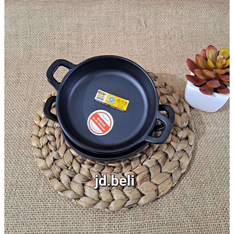 golden dragon piring melamin/Mangkuk melamin/Piring model penggorengan/piring sambal model gagangmel