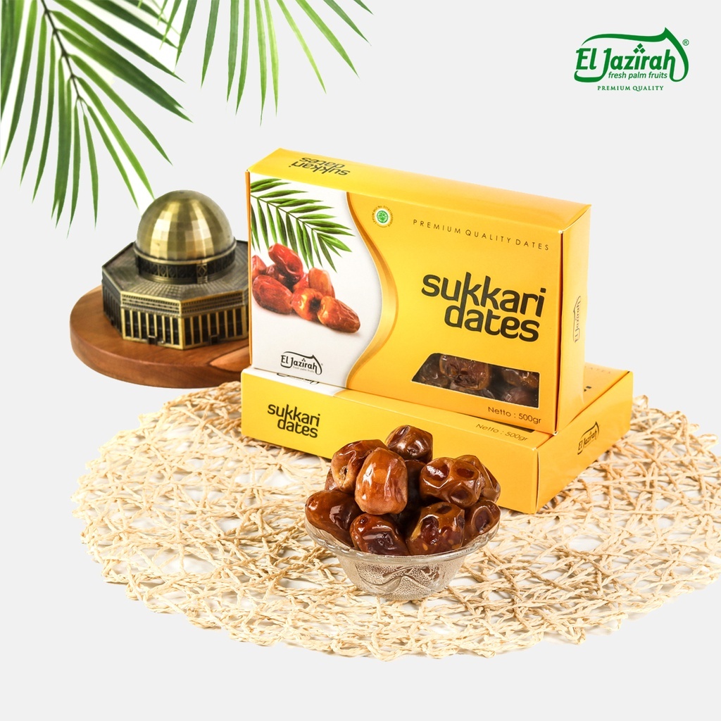 

El Jazirah Kurma Sukari Basah 500gr Halal Fresh