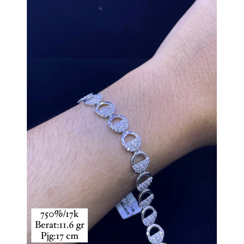 gelang emas 750%/17k