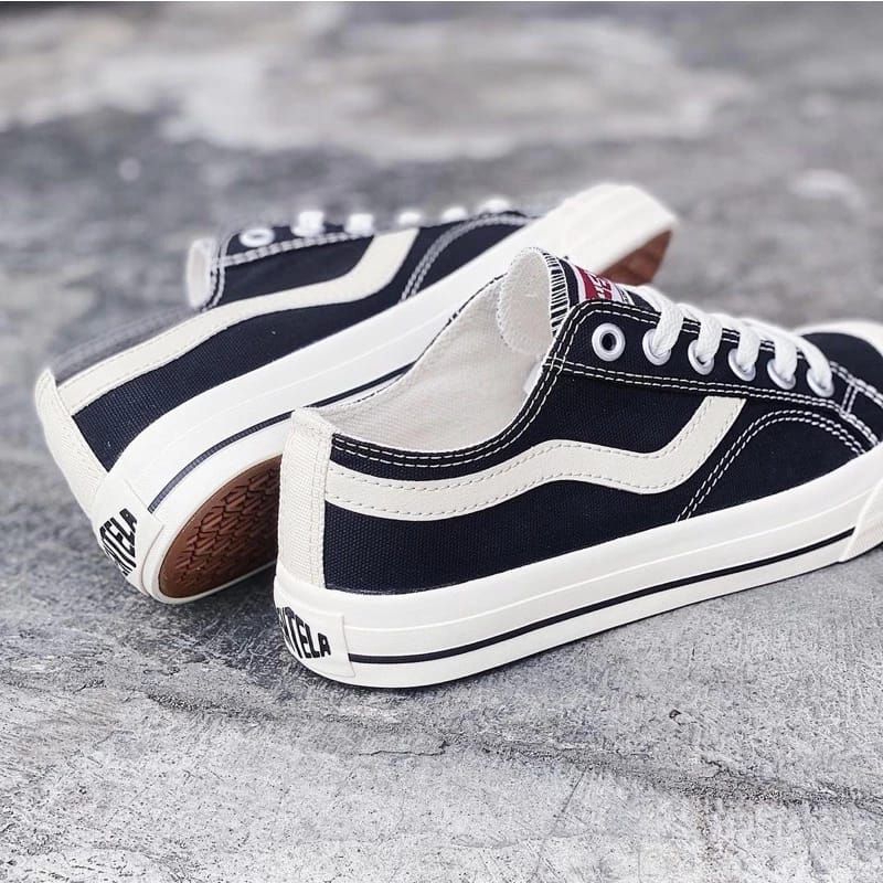 Sepatu Sekolah Ventela Sepatu Hitam Putih