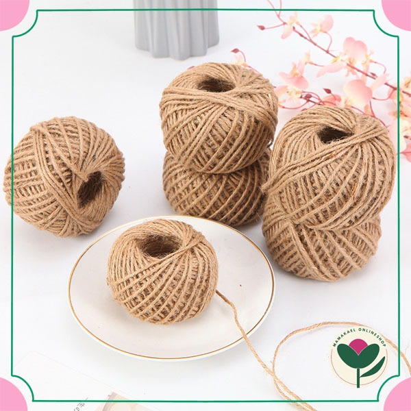 

1 gulung tali rami (40 meter) hemp rope tali estetik MK1678