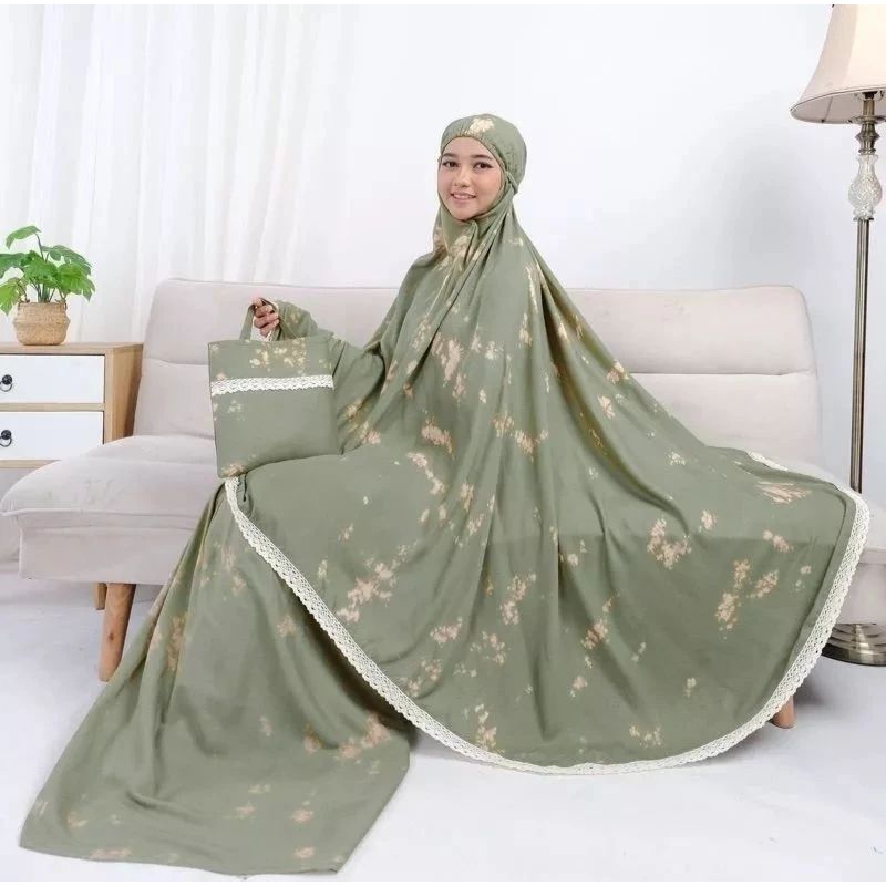 MUKENA BALI DEWASA TIEDYE RENDA by GMJ1