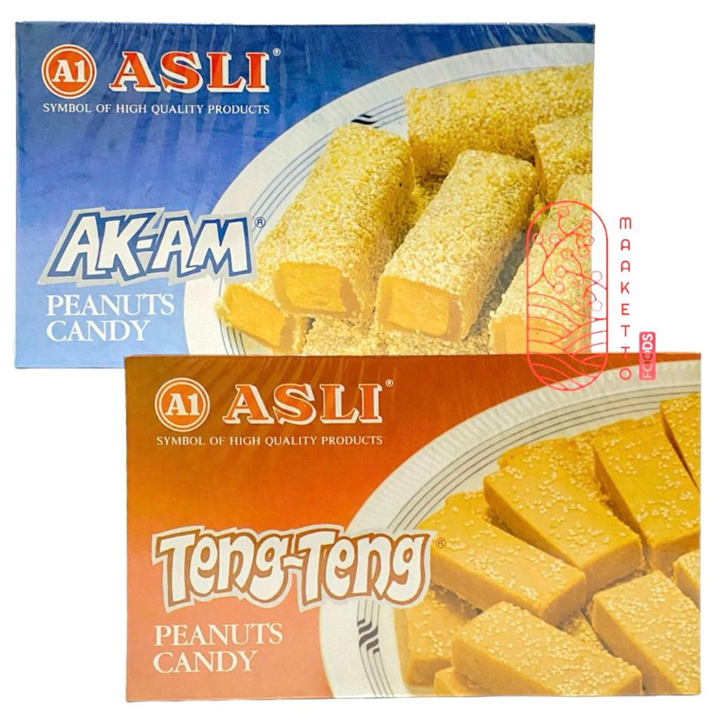 

Ak Am Asli A1 Peanut Candy / Teng Teng Kacang Tumbuk Ak Am A1 170gr