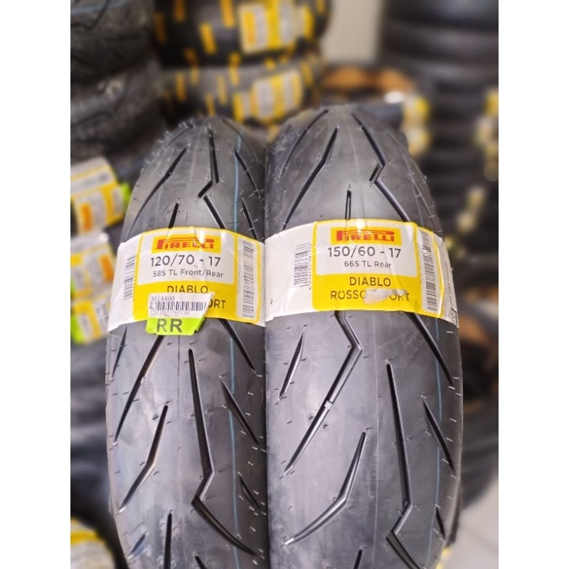 Pirelli diablo rosso sport 120/70-17&150/60-17