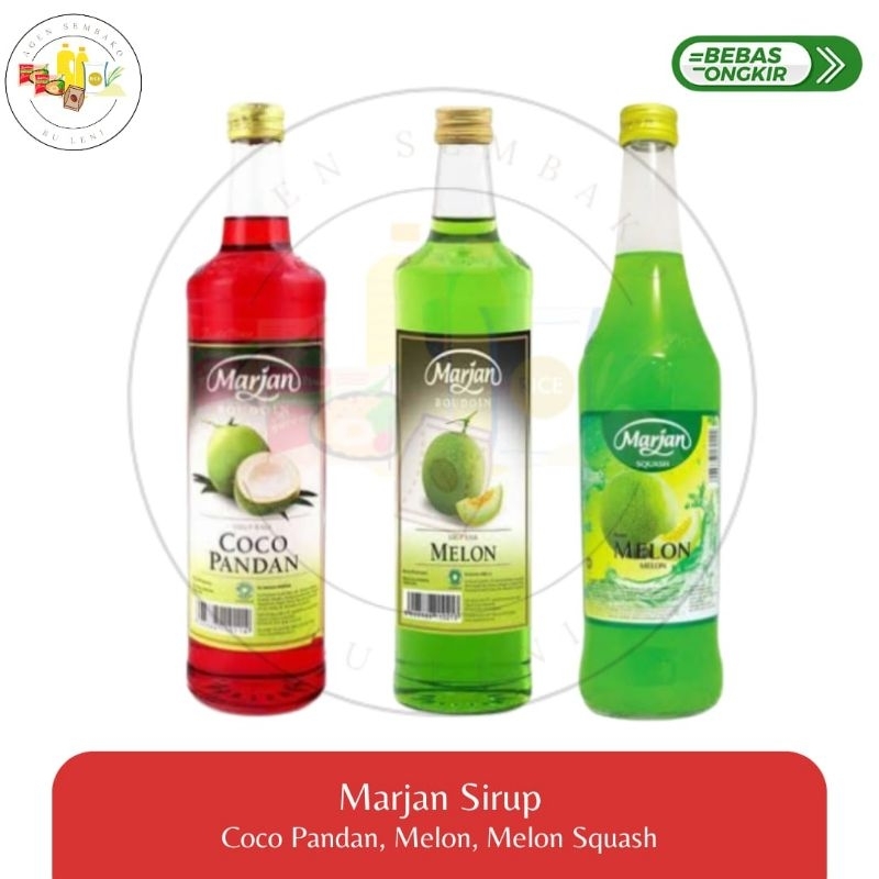 

Marjan Sirup Cocopandan dan Melon 460mL