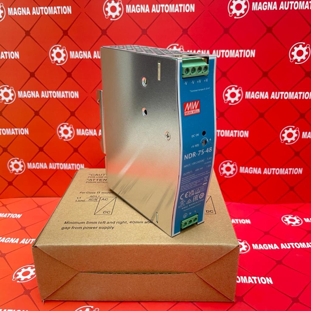 MEAN WELL MEANWELL NDR-75-48 (75W 48V 1,6A) Industrial DIN RAIL PSU