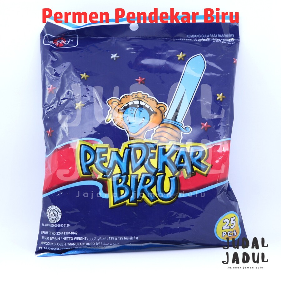 

Permen Pendekar Biru Bronson 1 Pack Isi 25 Pcs