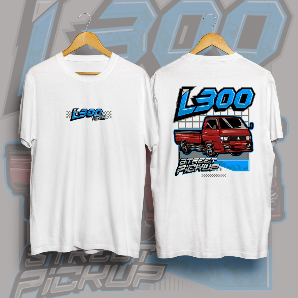 [Bisa-COD]  Kaos L300 Street Pick Up | Kaos Driver Muda | Katun 24s Asli | Baju Kaos Viral | Driver 