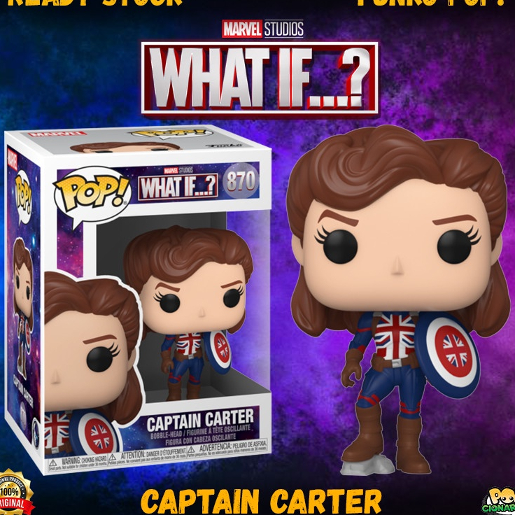 Funko Pop Marvel - What If…? - Captain Carter #870
