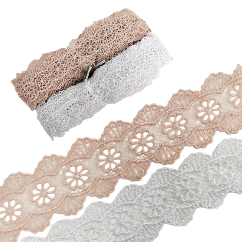 [Per Roll]Renda Giper Hias Gamis Kebaya/ Renda mukena Cantik/Renda Gaun