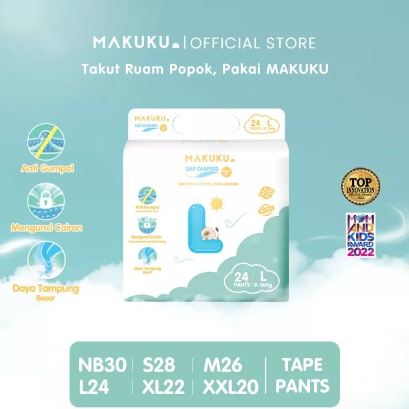 Makuku Diapers L-26