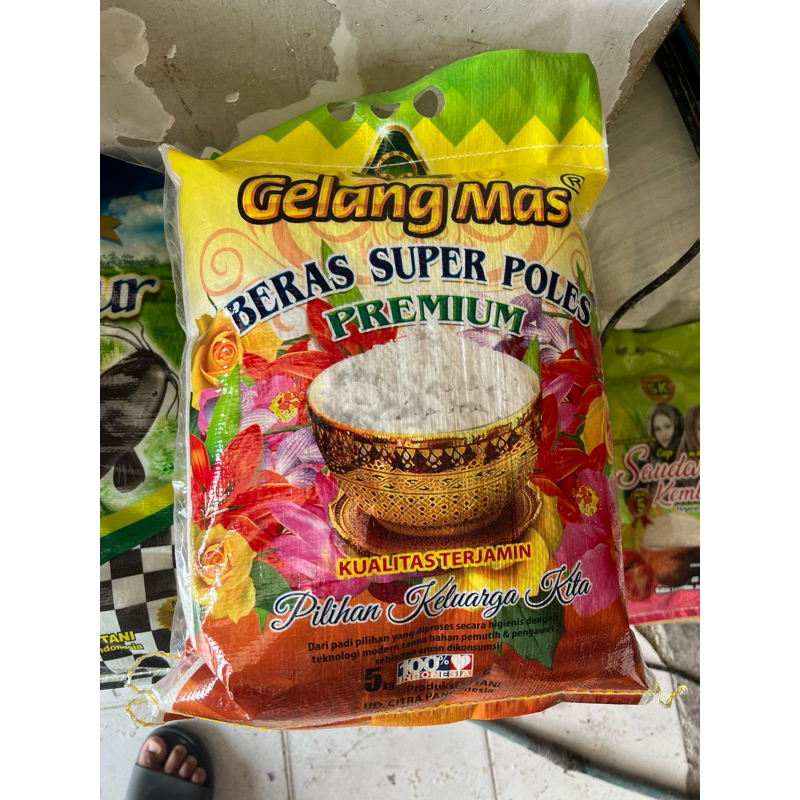 

Beras gelang mas premium kemasan 5kg