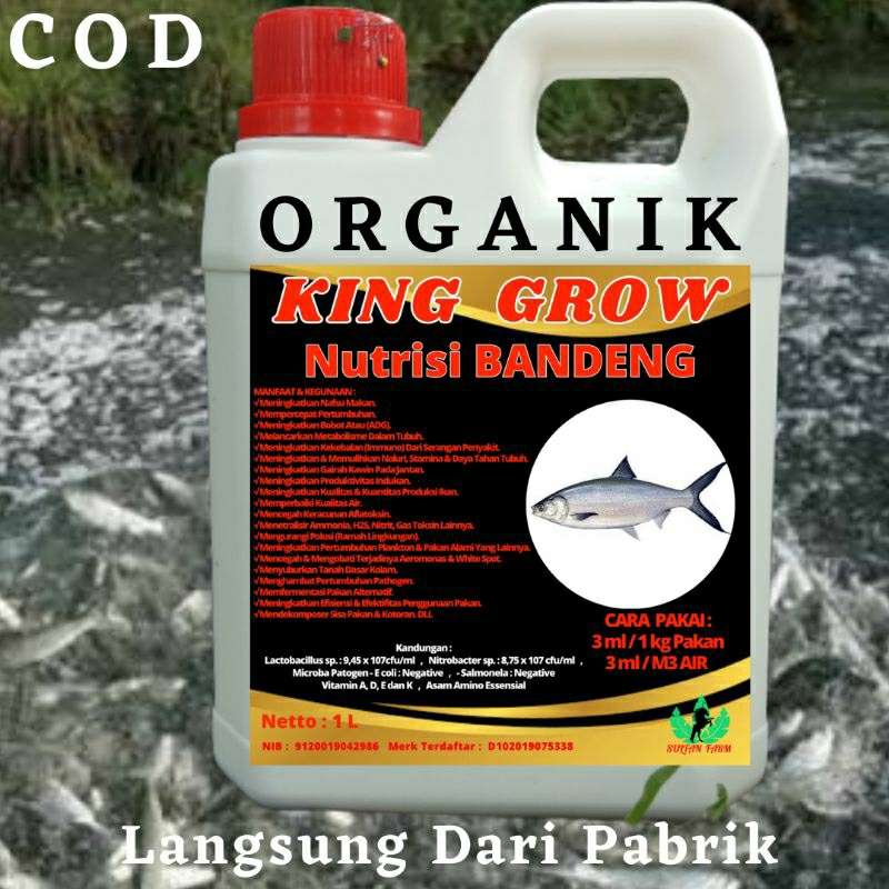 

King Grow Ikan Bandeng 1L