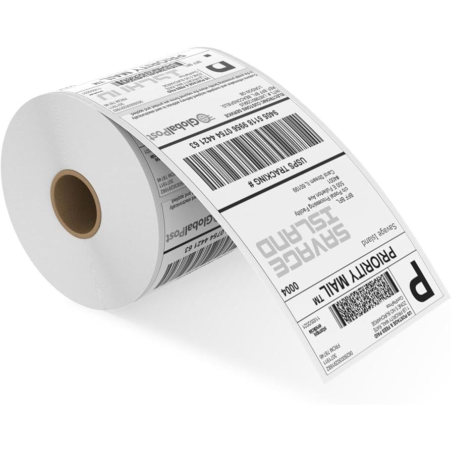 

KERTAS LABEL THERMAL 100x150 sticker BARCODE ukuran A6 100 x 150