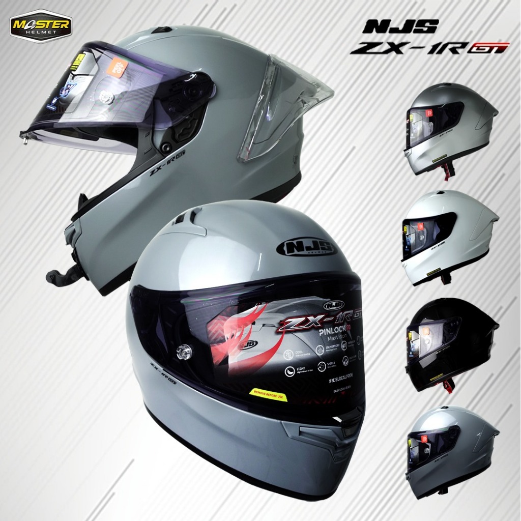 HELM NJS ZX1R HELM ZX-1R GT SOLID BROOKLYN DAN VISTA