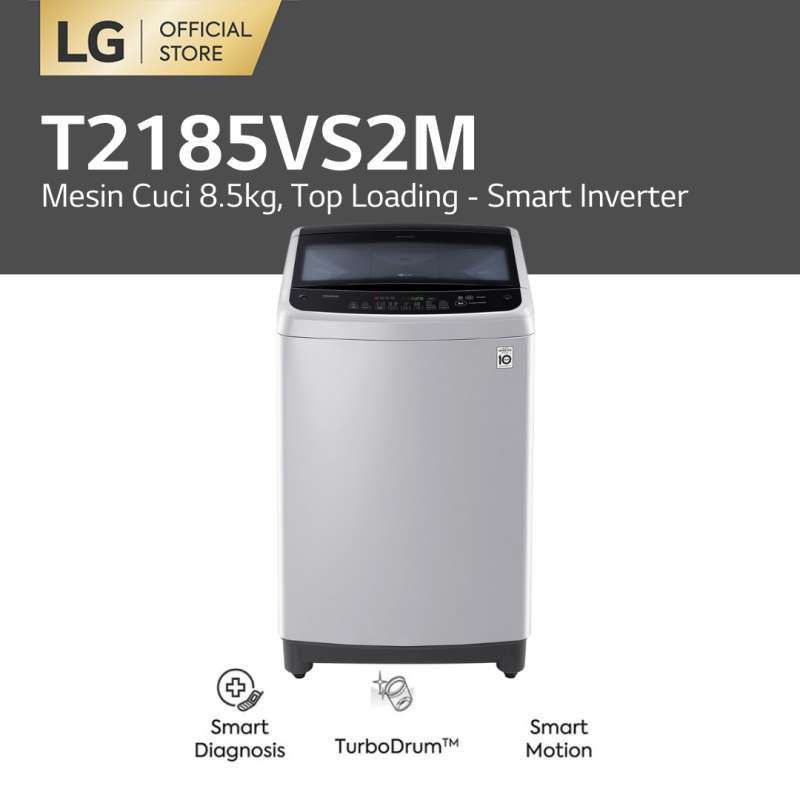 LG Mesin Cuci Top Loading [8.5Kg] T2185VS2M
