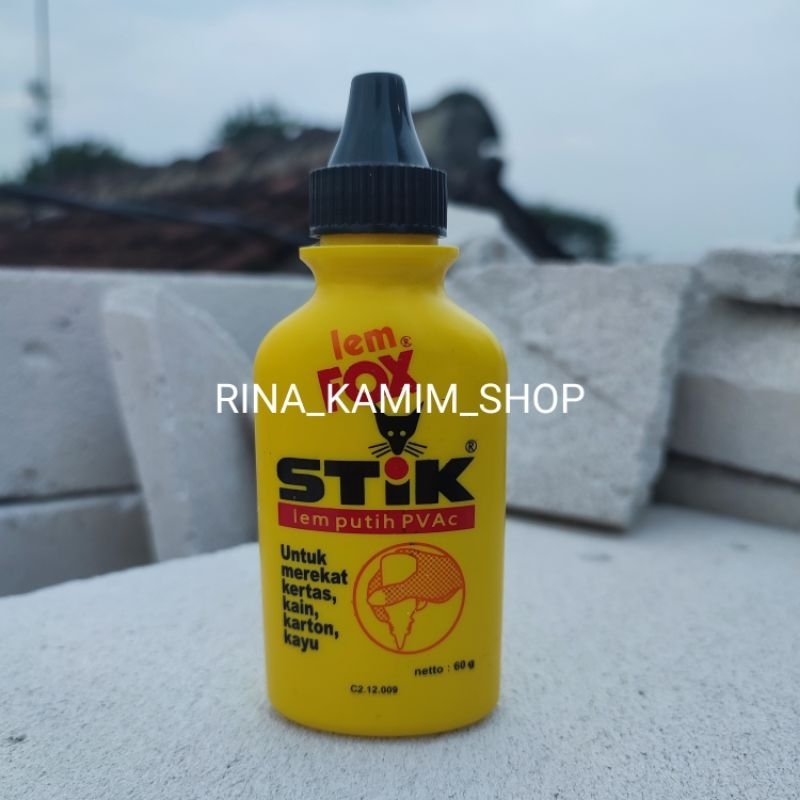 

Lem fox stik putih PVAc 60g