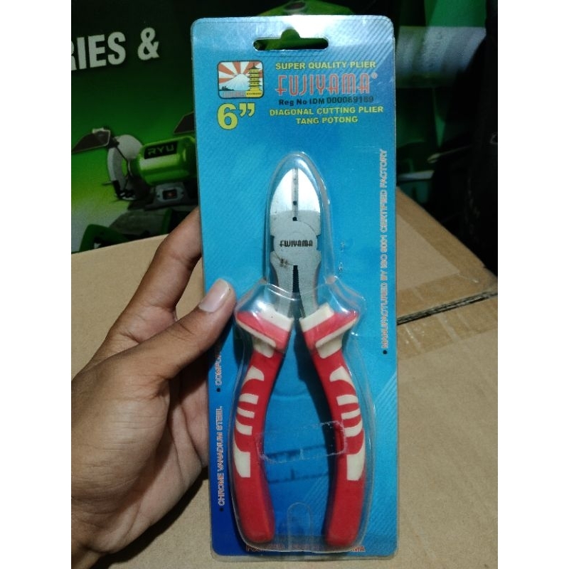 FUJIYAMA Tang Potong/Diagonal Pliers 6" Termurah!!