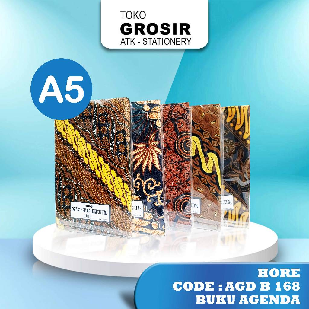 

Buku Agenda Hore Besar Kain Batik Resleting - AGD B 168