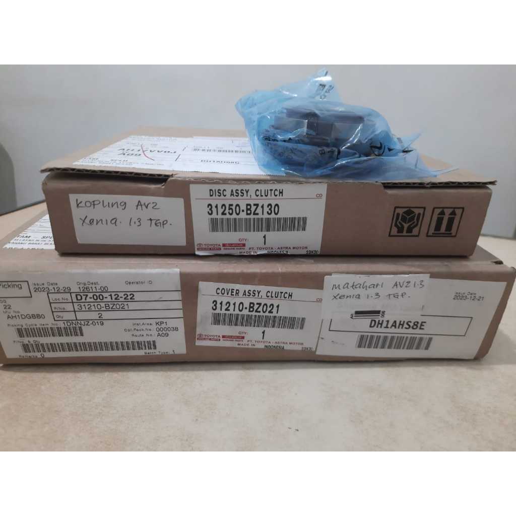 KOPLING SET AVANZA 1300/XENIA 1300 ASLI TOYOTA