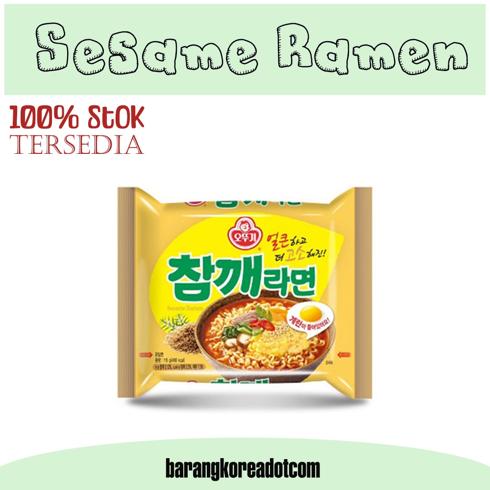 

Ottogi Sesame Ramen 115gr / Ottogi Ramen Sesame Asli Korea