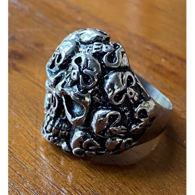 RING SKULL TITANIUM PREMIUM