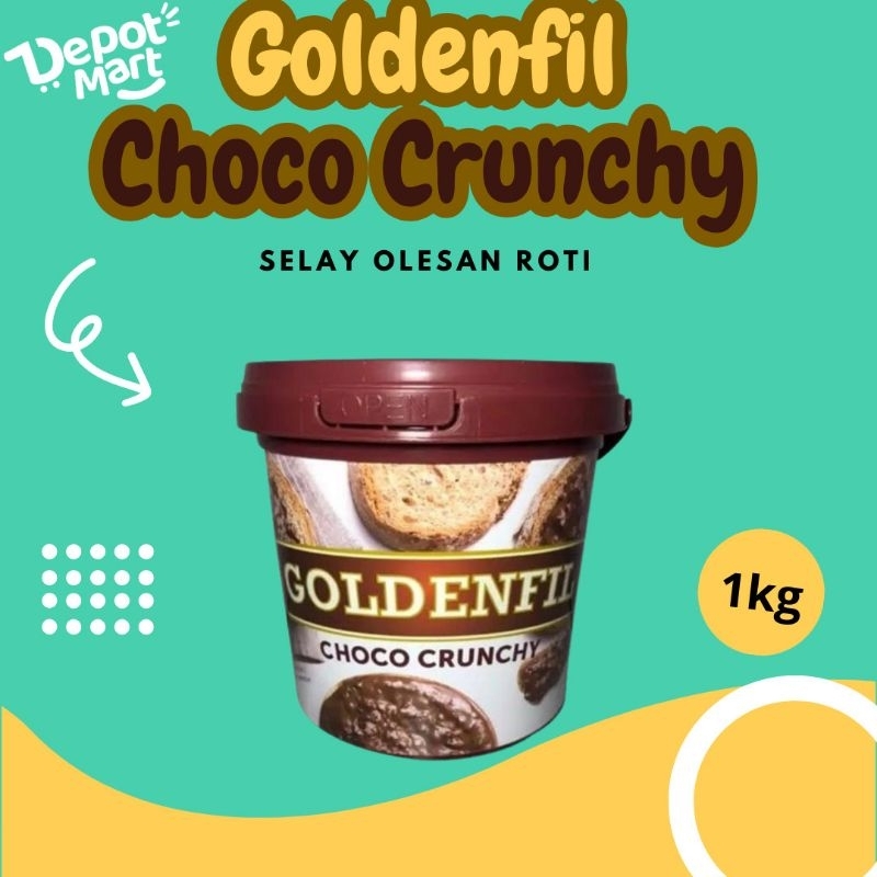 

DepotMart - Goldenfil Choco Crunchy 1 kg goldenfill golden fil goldenfil medan selai coklat cokelat