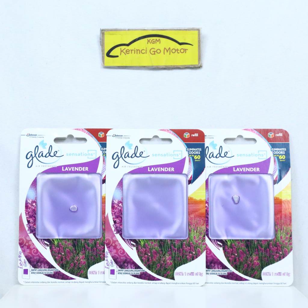 Glade Sensations Lavender Pewangi Parfum Pengharum Mobil Ruangan Lemari Air Refreshener Penyegar Uda