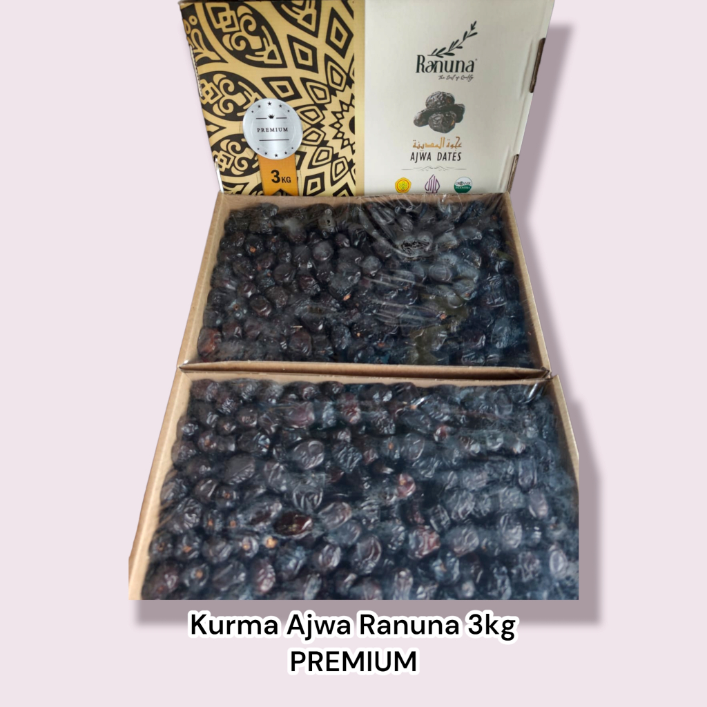 

kurma ajwa ranuna premium 3kg ajwa madinah kurma azwa