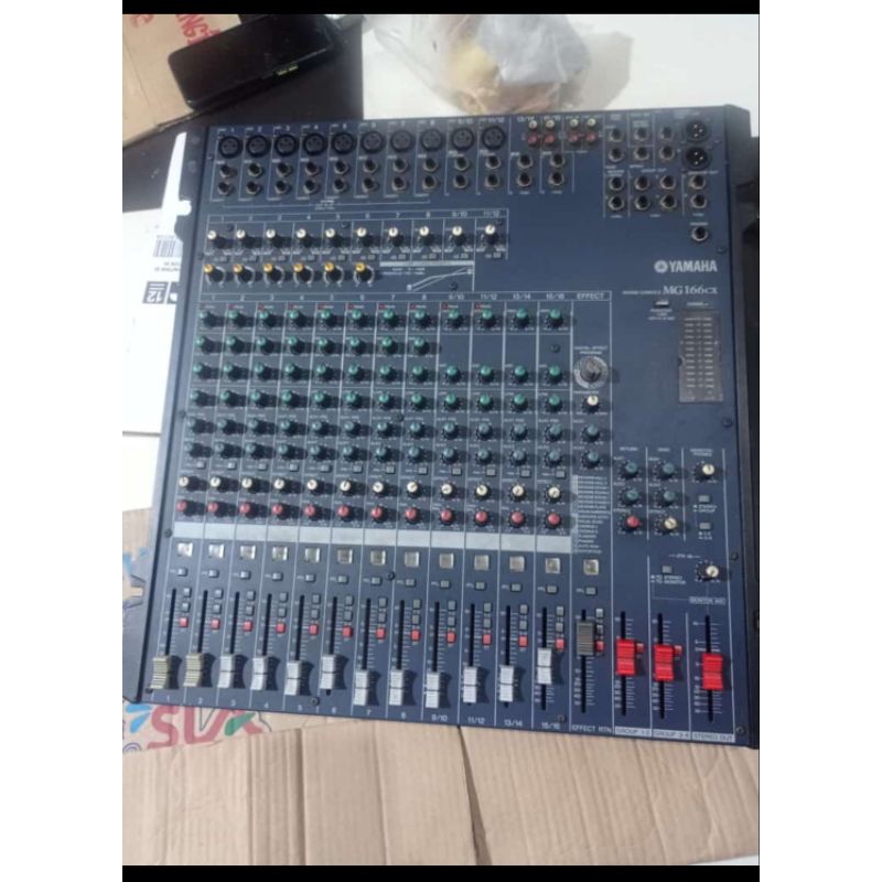 Mixer yamaha MG 166cx bekas second made in indonesia