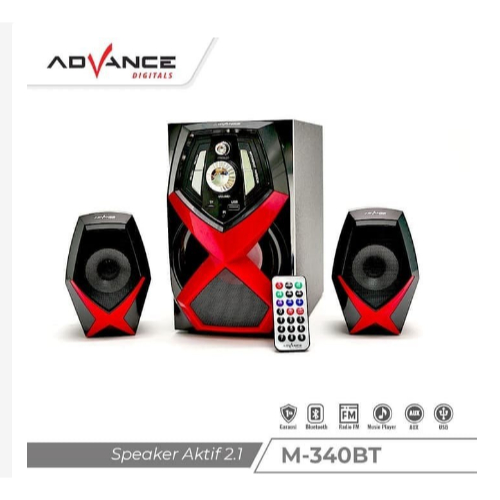ITSTORE Advance M340BT - Multimedia Speaker with Subwoofer System | Garansi Resmi Advance