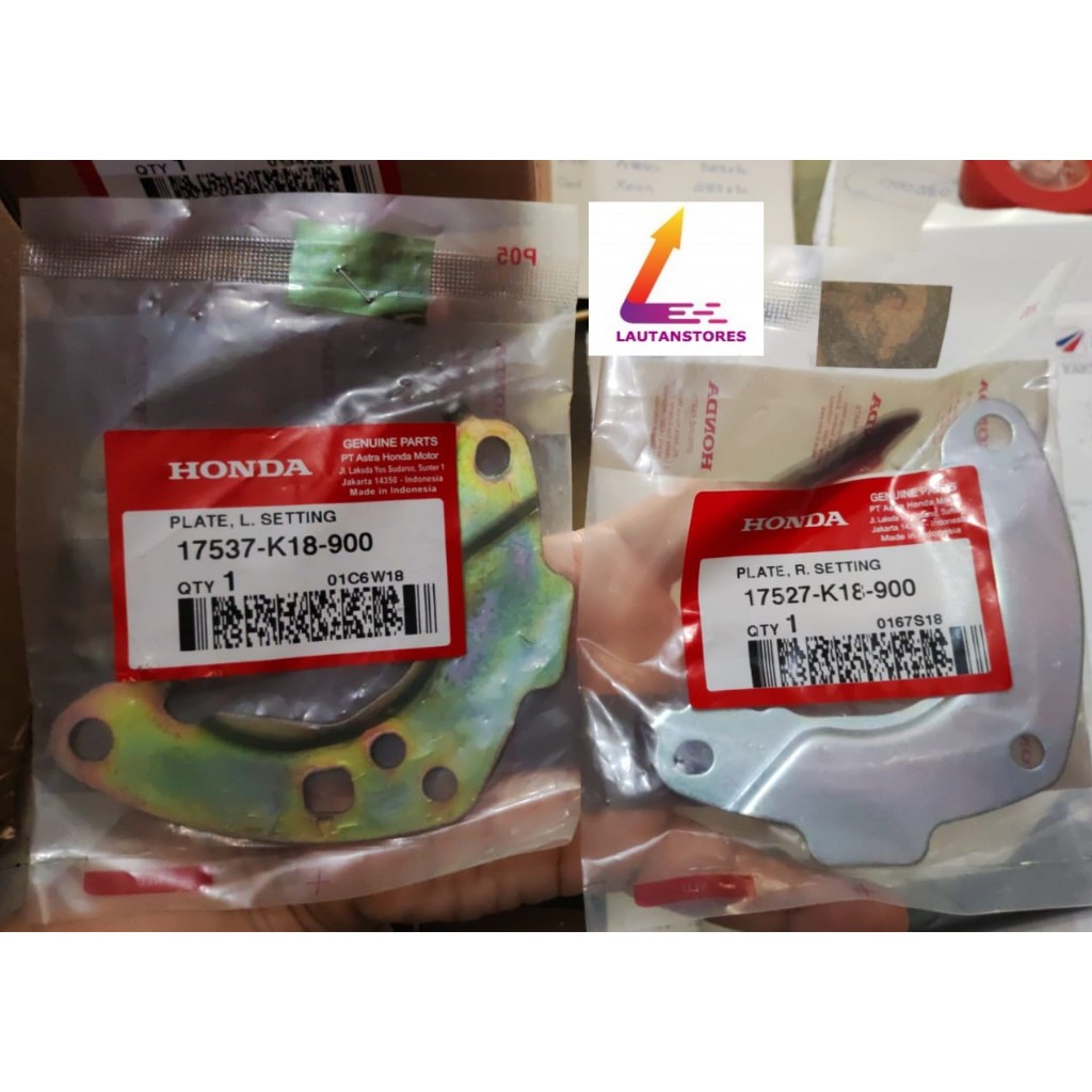 17527-K18-900  17537-K18-900 Plat Fuel Pump Kiri Kanan Plate L R Setting Verza Megapro Fi SET
