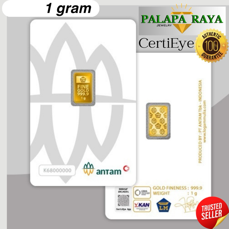 Emas LM Antam Logam Mulia 1 gram