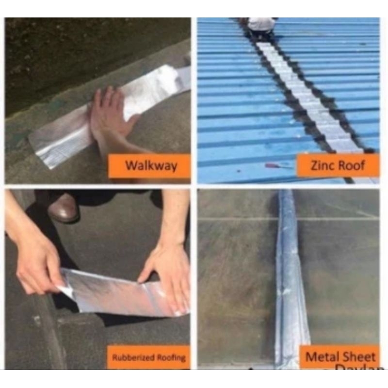 LAKBAN ANTI AIR 3 METER / ALUMMINIUM / LEM LAKBAN TAPE ANTI BOCOR 5CM X 3 M
