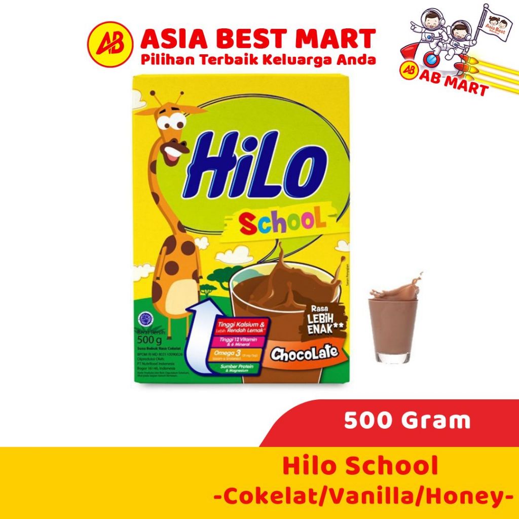 

Hilo School 500 Gr Coklat Honey Vanilla Vegiberi Susu Tinggi Kalsium Rendah Lemak