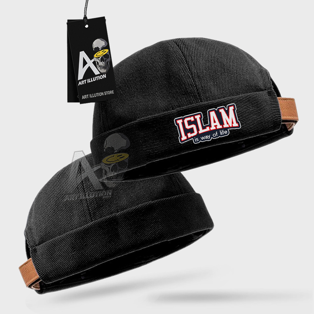 TOPI MIKI HAT / TOPI PECI ISLAM is Way Of Life MODEL LOGO MUSLIM TERBARU PROMO MIKI HAT PREMIUM