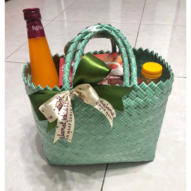 

Tas Anyaman Hampers Idul Fitri || Tas Anyaman XS ukuran Super Mini