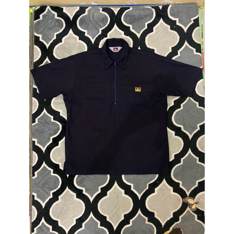Halfzip Work Shirt Ben Davis Mavy