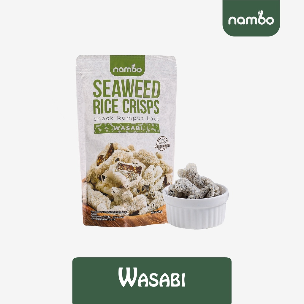 

Nambo Seaweed Rice Crisps Wasabi