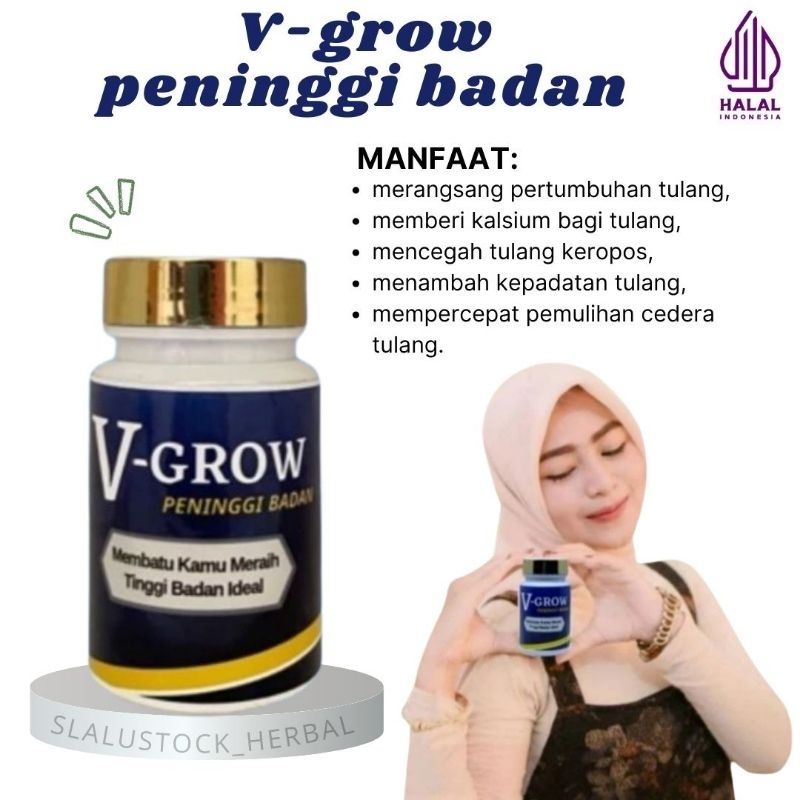 vitamin peninggi Badan V-grow Penambah tinggi badan