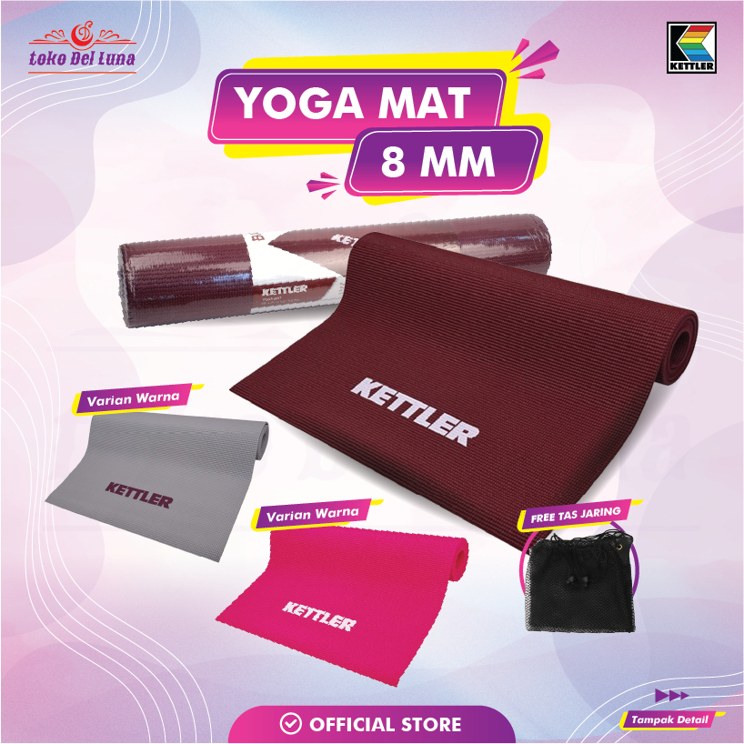 KETTLER Yoga Mat 8mm Matras Senam Yoga & Pilates
