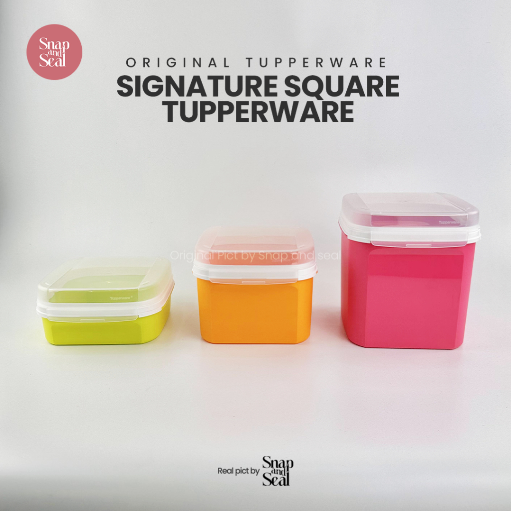 SIGNATURE SQUARE TUPPERWARE