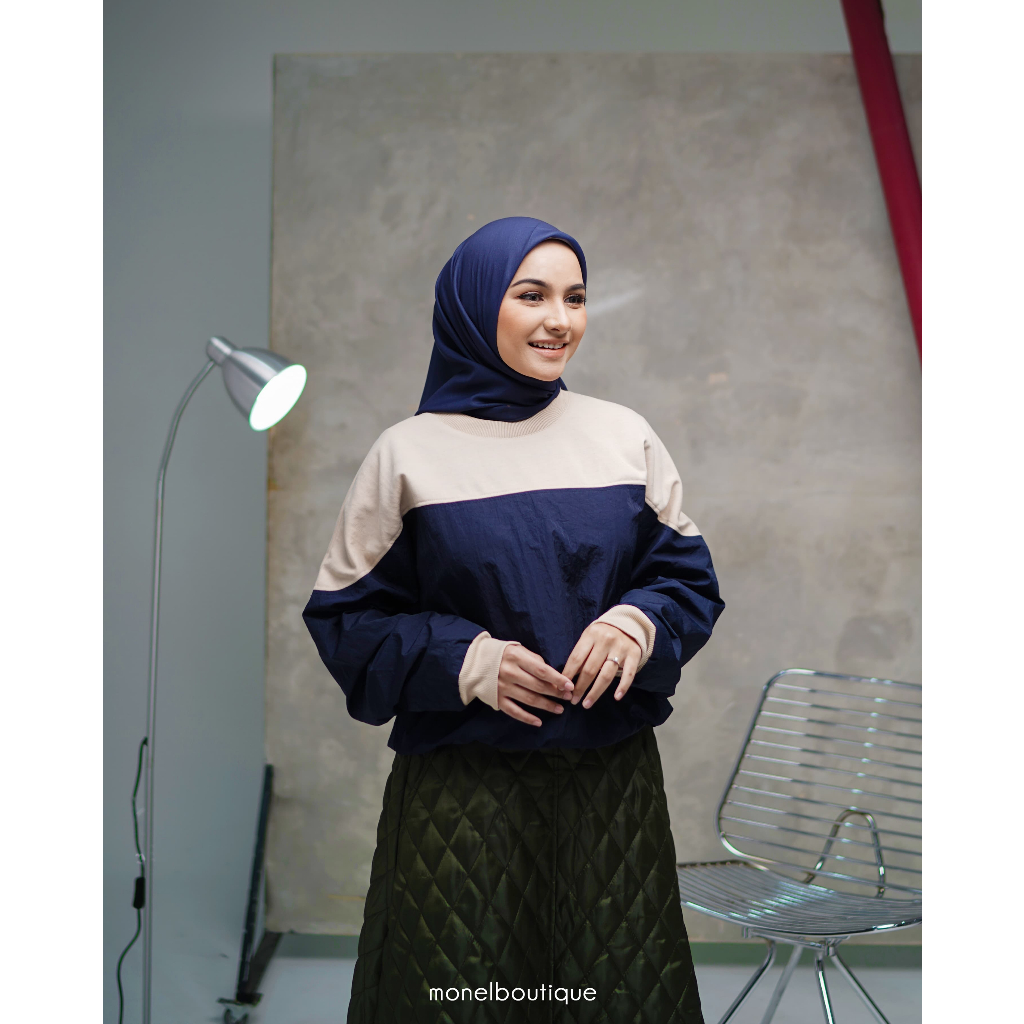 SKYSHOP HIJAB NEW ESTA TOP BY MONEL ATASAN WANITA PREMIUM MURAH KEKINIAN TOP KAOS BLOUSE SIMPEL LUCU
