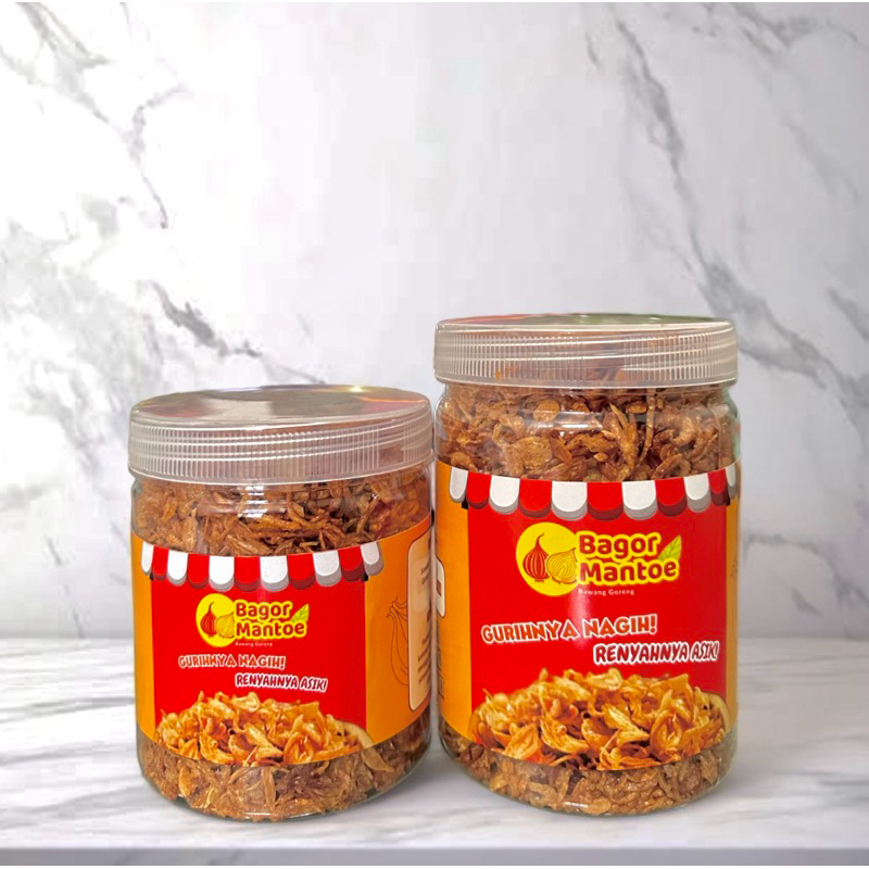 

Paket Mix Bawang Goreng Premium Bagor Mantoe