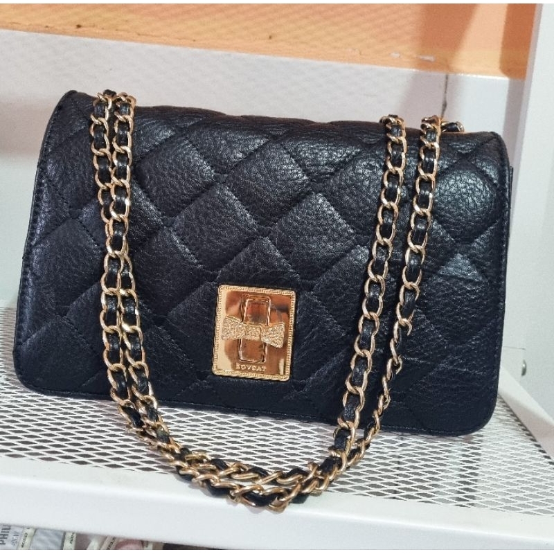 tas Lovcat rantai shoulder bag glowing