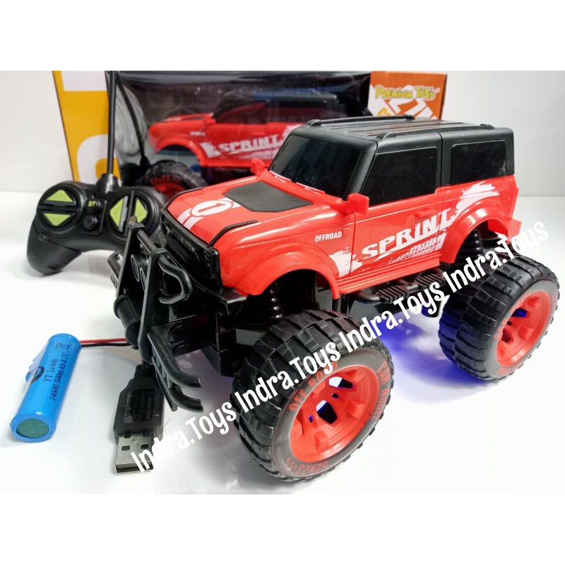 Mobil Remote Control Jeep Offroad Cas Murah Speed Racing