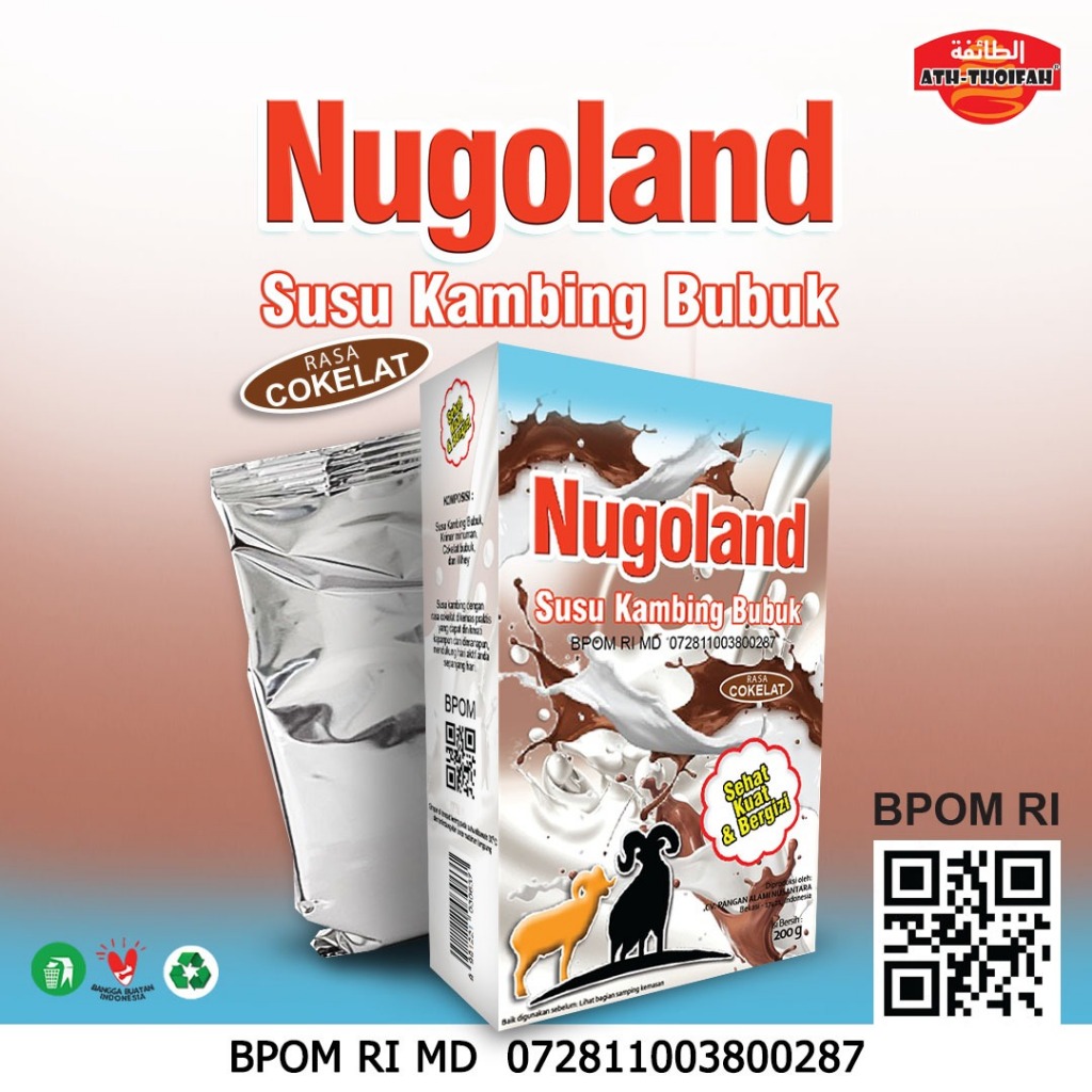 

Susu Kambing Etawa Nugoland Rasa Coklat 200gr