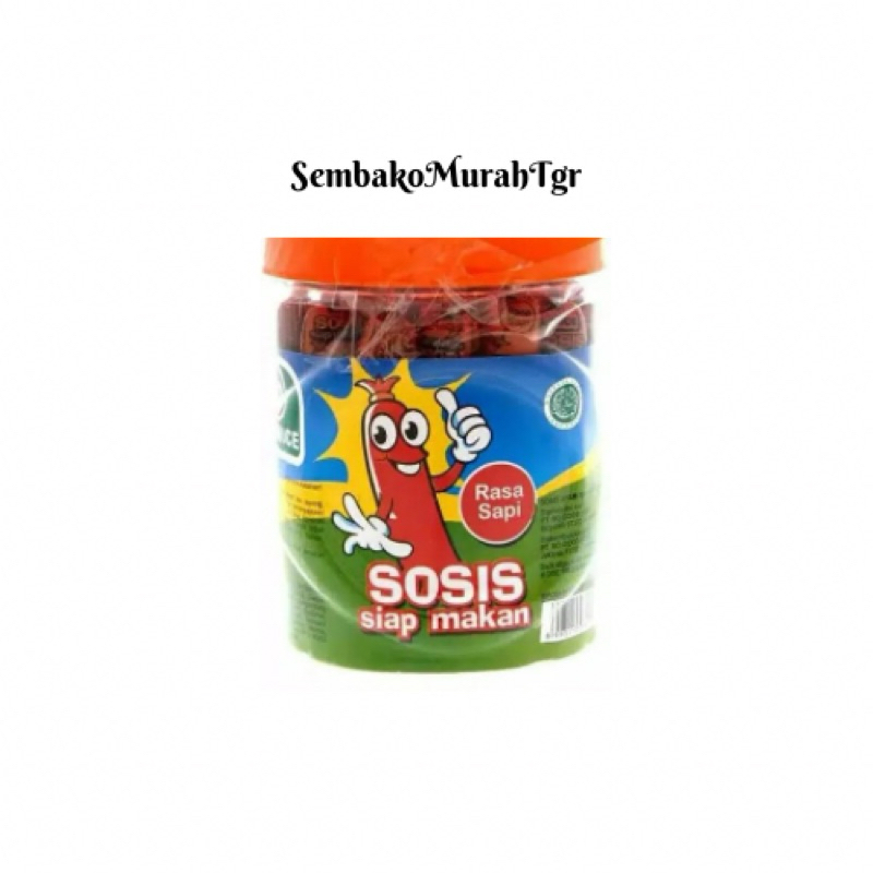 

SOSIS SO NICE 1 TOPLES ISI 25PCS HALAL BPOM