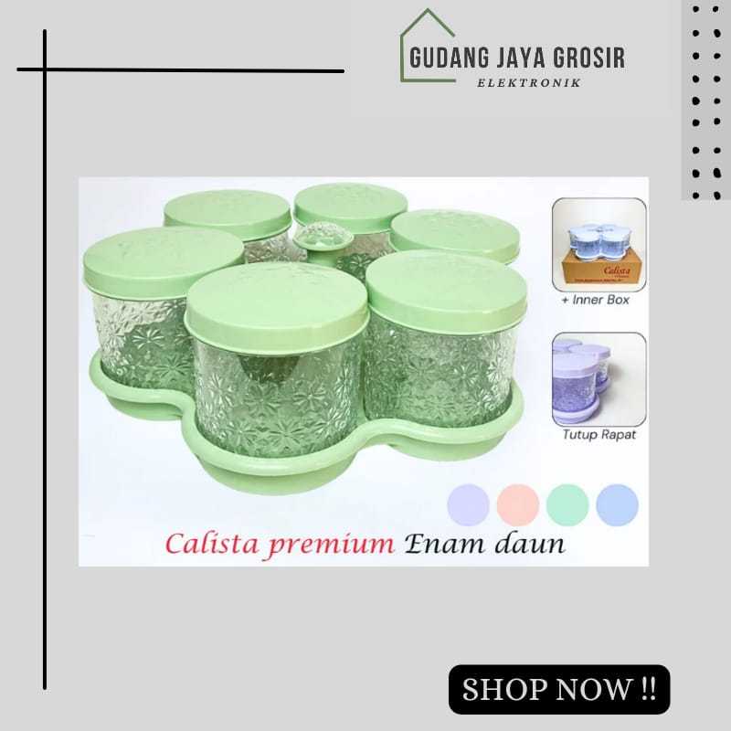 TOPLES SET PLASTIK CALISTA 6 DAUN